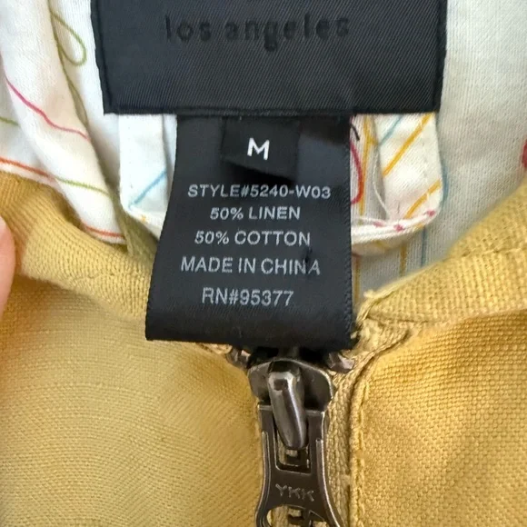 Anthropologie | Mustard Yellow Hooded Jacket by Sanctuary, Size Medium - Picture 7 of 8